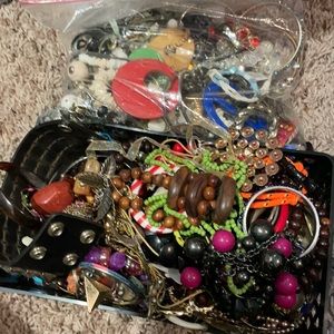 Huge lot of repurpose jewelry